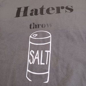 Gray short sleeve tee shirt by Gangsta & Gentleman LLC. Medium